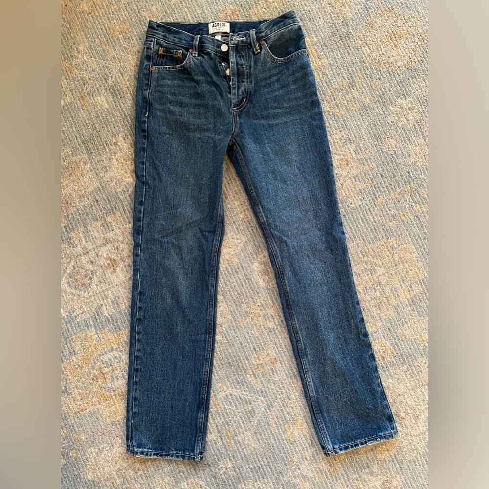 🚫SOLD🚫 Agolde 90s Pinch Waist high-rise straight-leg organic jeans